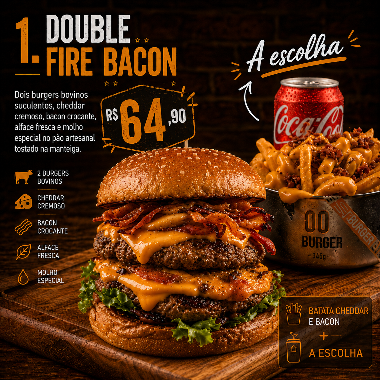 Double Fire Bacon